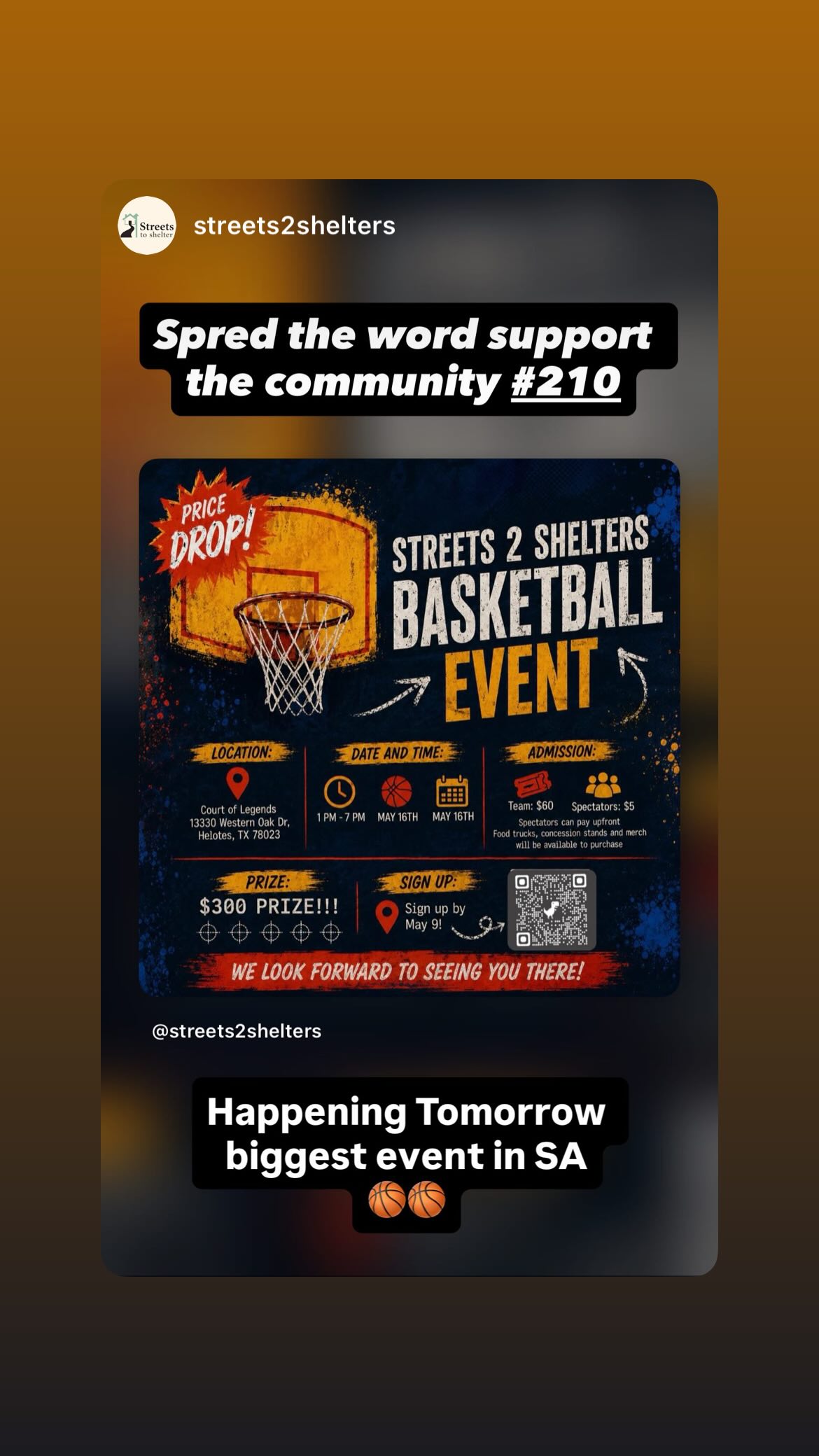 Basketball fundraiser